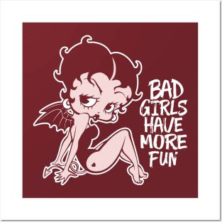 BETTY BOOP - Bad girls have more fun - 2.0 Posters and Art